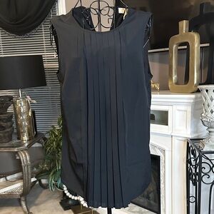 Michael Kors Black Pleated Blouse